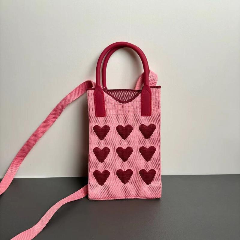 Любовь сумка для мобильного телефона дофамин универсальная вязаная сумка модная сумка-мессенджер через плечо высококлассная новая модель