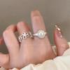 Кольцо-цветок преувеличенное кольцо на указательный палец девушки кольцо холодного ветра