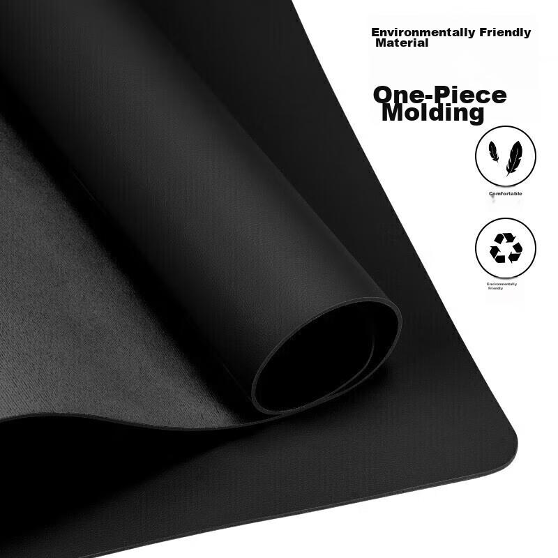 BUBM Mouse Pad, Extra Large Office Desk Pad, Laptop Mat, Keyboard Pad, Office Desk Mat, Mat for Home Use, Waterproof, Customizable, 100*50cm, Black