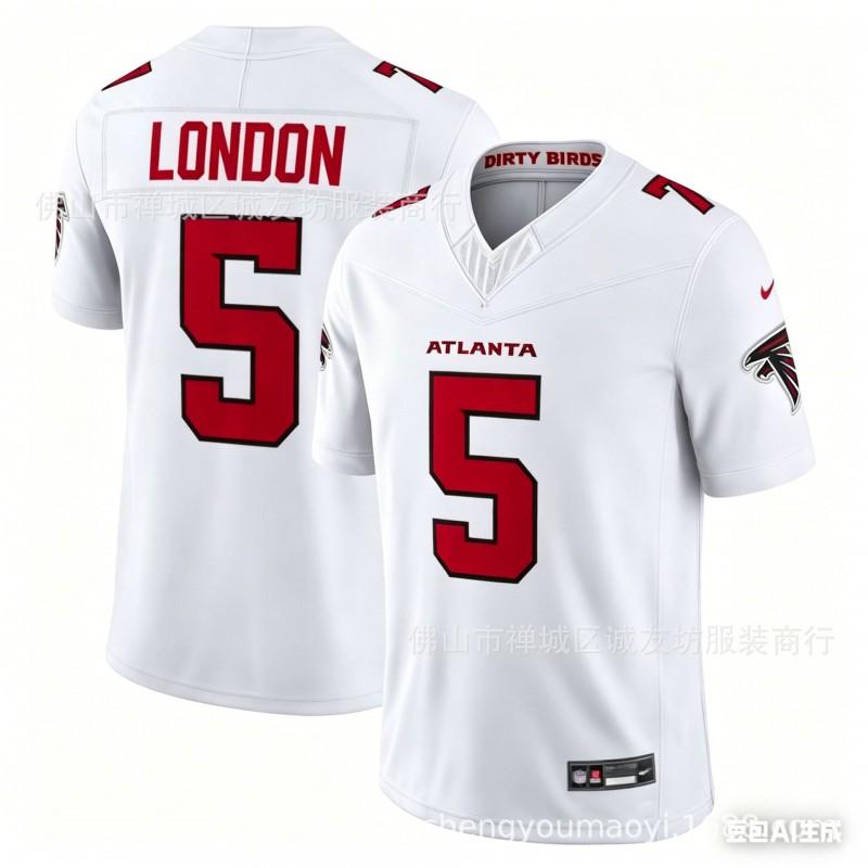 3rd Gen Embroidered Football Jersey Men Falcon 5 Red London Style