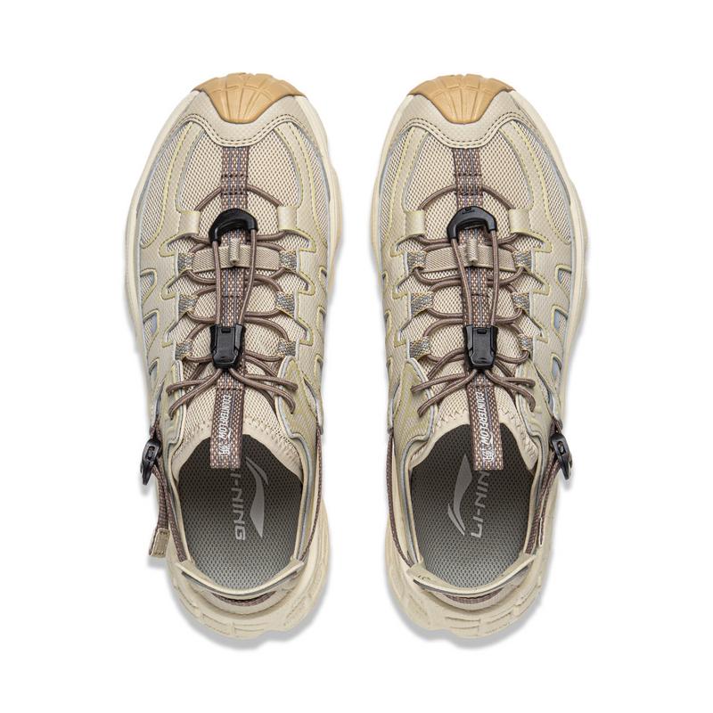 Li Ning Outdoor CF Tracing, Скользкая подошва для дикой природы, Износостойкая, Светоотражающая, Упругая, Низкие кроссовки AGHW001-5