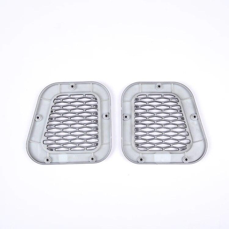 ABS Black Car Side Fender Vent Air Intake Protective Cover Sticker Fit For Land Rover Defender 90 110 2004- Auto Accessories