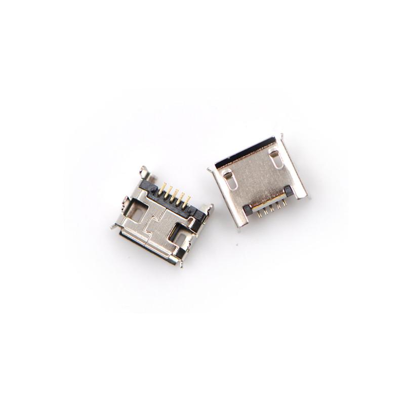 10 шт. Micro USB Type B гнездо 5-контактный DIP разъем порт для зарядки