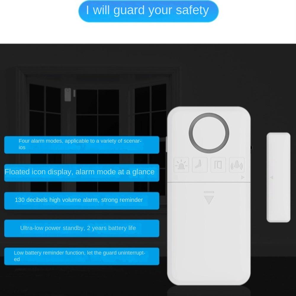 Convenient Door Window Sensor Alarm Fashionable Magnetic Burglar Alarm Door Opening Sensor  Bedroom