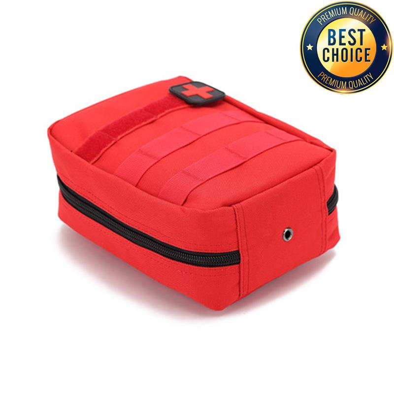 Тактическая многофункциональная поясная сумка для улицы MOLLE Медицинский аварийный комплект Портативный набор для выживания Подсумок для аксессуаров Камуфляжная тренировочная сумка