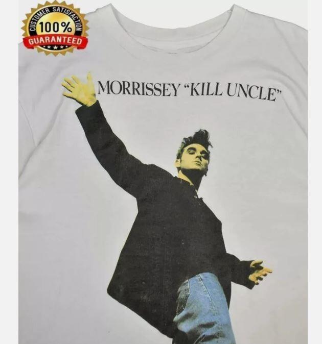26 Kill uncle not VTG Morrissey Band Shirt Classic White Unisex S-5XL Unisex T-Shirt