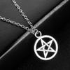 Jewelry Lucifer Fashion Vintage Retro Satan Sign Necklace Pentagram Pendant