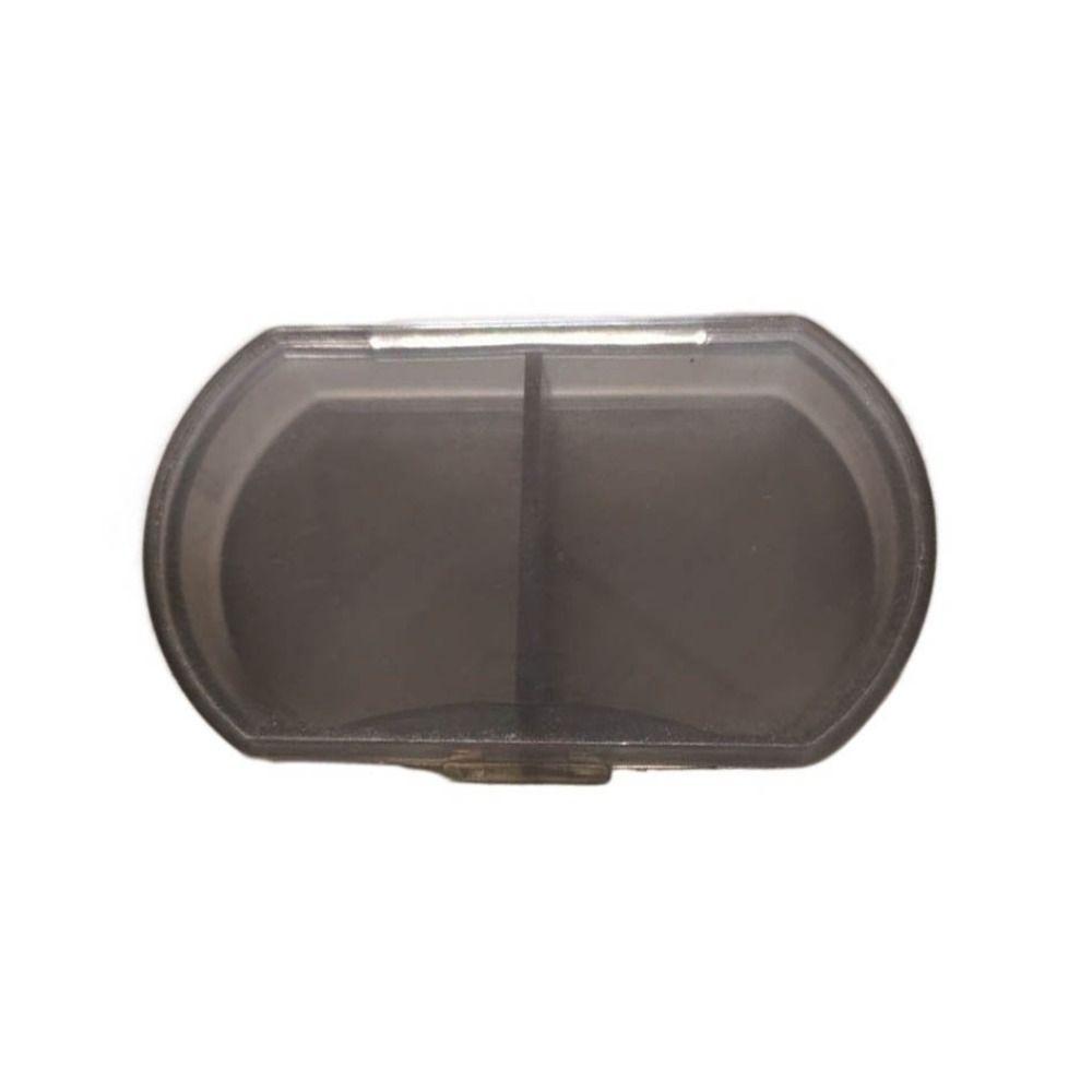 With Lid Mini Medicine Box Snap-on design Pill Packing Box Simple 2-gird Pill Box  Storage Box