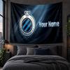 Personalized Tapestry Wall Hanging Club Brugge FC Pattern Art Background Cloth