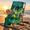 Ben 10 Cartoon Print Beach Towel Design, Soft, Lightweight. for Home Bathroom, Spa, Pool, Yoga, Surfing, Camping, Gift for Family, Friend