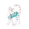 Fashion Cute Alloy Enamel Cat Brooch Temperament Versatile Women'S Suit Shirt Corsage Jewelry Pin