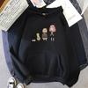 Korean Fashion Oversized Hoodie Anime Spy X Family Sweatshirts Anya's Peanut Evolution Women Sudaderas Para Mujer Gothic Clothes