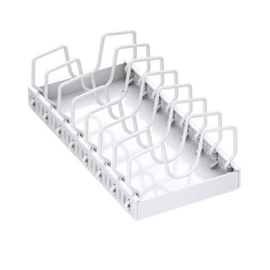 Шкафчик для кастрюль, держатель для крышек, выдвижной органайзер для кастрюль, сковородок, регулируемая конструкция, простая установка, многоцелевой выдвижной