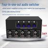 RCA 4-in 1-out Hi-Fi Lossless Stereo Audio Switcher Adapter