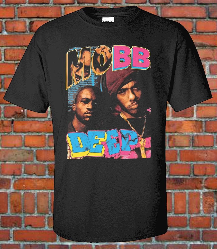Vintage Recreated Mobb Deep 90s Bootleg Tee Graphic TShirt