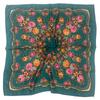 70*70cm Babushka Square Bandana Women Floral Print Russian National Scarf