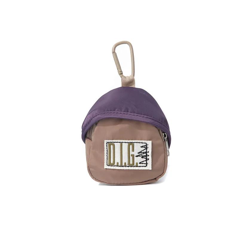 Детский милый кошелек Macaron, кошелек на молнии, детский кавайный мини-кошелек, сумка для монет, сумка для хранения ключей, сумка для книг, подвеска