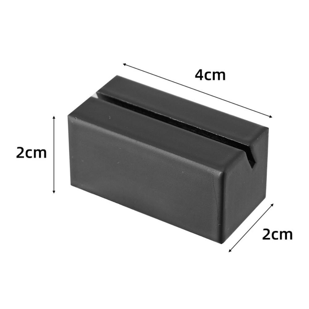 Geometric Shape Table Place Card Holder Solid Table Number Display Stand Menu Sign Holder Hotel