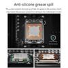 AM5 CPU Contact Frame for AMD AM5 7950X 7900X 7700X 7600X CPU Heat Sink Sheet Pure Copper CPU Cooler Thermal Conductive Patch