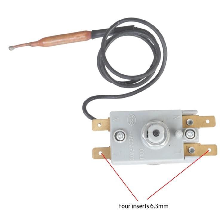 250V 20A Electric Water Heater Guard High Temperature Resistance Stable Performances Thermal Switch Metal Texture