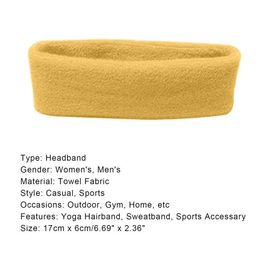 Повязка на голову эластичная впитывающая ткань спортивная повязка на голову для упражнений