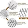 Multiple Sizes Self Plugging Rivets Nail Aluminum Alloy Dome Head Blind Rivet New Fasteners