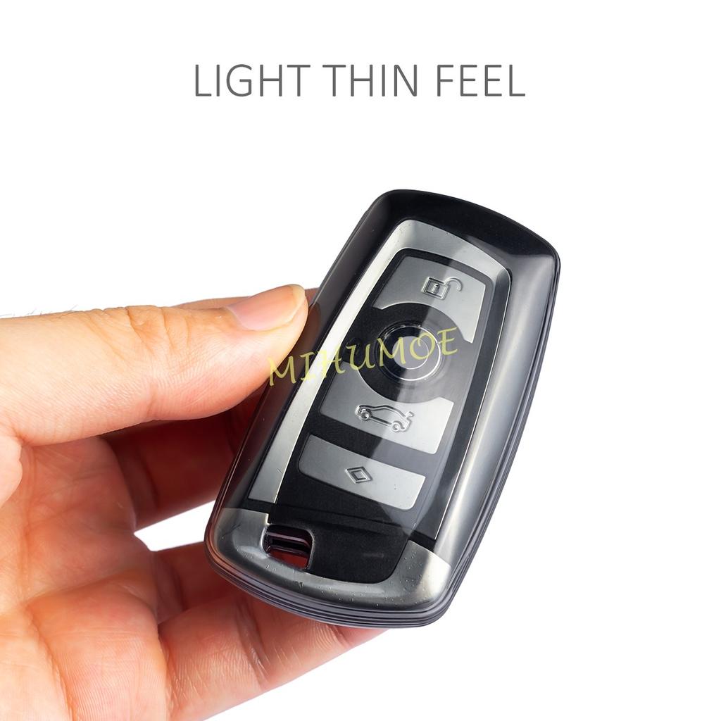 Черный прозрачный чехол-брелок-держатель для BMW F20 F21 F22 F30 F31 F34 F10 F11 F07 F01 F25 F32 F36 F26 F01 F06 F12