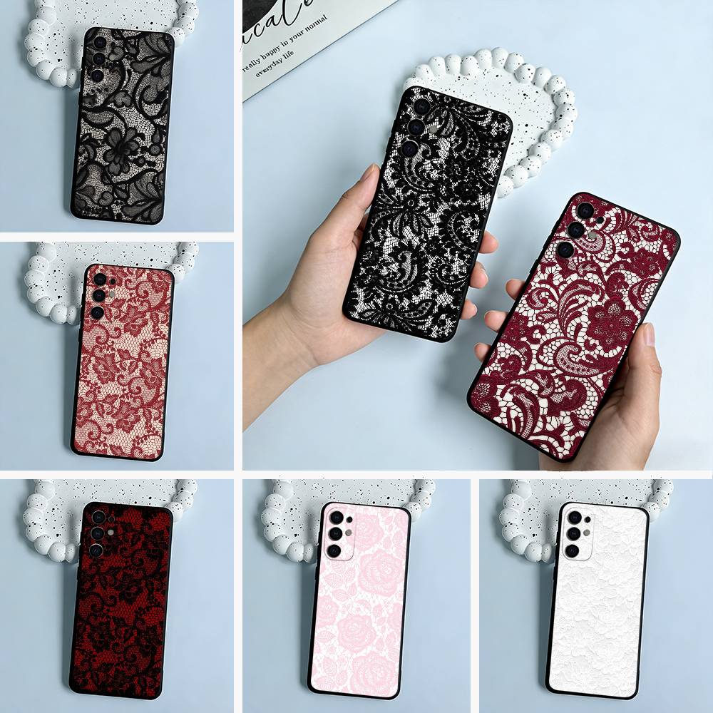 Чехол для телефона с принтом L-Lace для Samsung S25, S24, S21, S22, S23, S30, Ultra, S20, Plus, Fe, Lite, Черный Мягкий Силикон