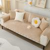 French Retro Plush Sofa Cushion Premium Embroidery New Autumn And Winter Non-Slip Seat Cushion Cover All-Inclusive Sofa Cover Towel Cover