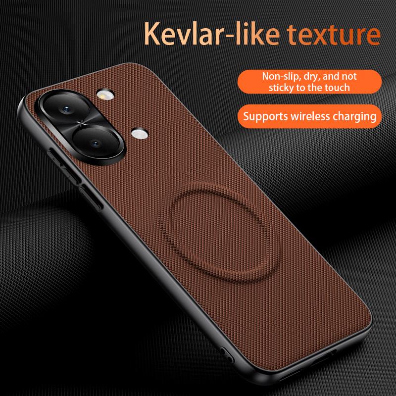 For Xiaomi POCO X8 Pro Max Case For MagSafe Magnetic Matte Fine Grained Leather Shell Metal Lens Frame Cover Shockproof Bumper