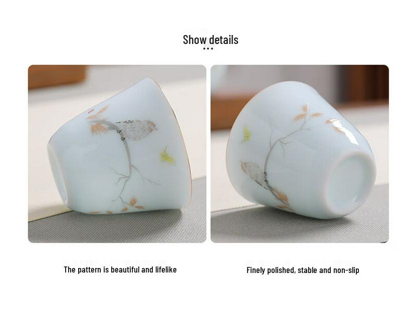 Qingbai Porcelain Portable Tea Set