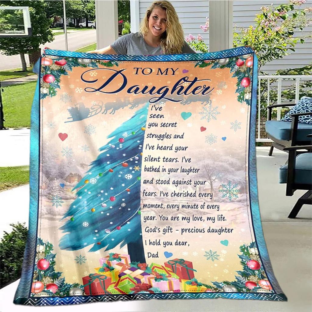 Персонализированное одеяло из шерпы для моей дочери с принтом льва, волка и дракона, подарок от мамы, папы, одеяло для дивана-кровати, мягкое одеяло для пикника