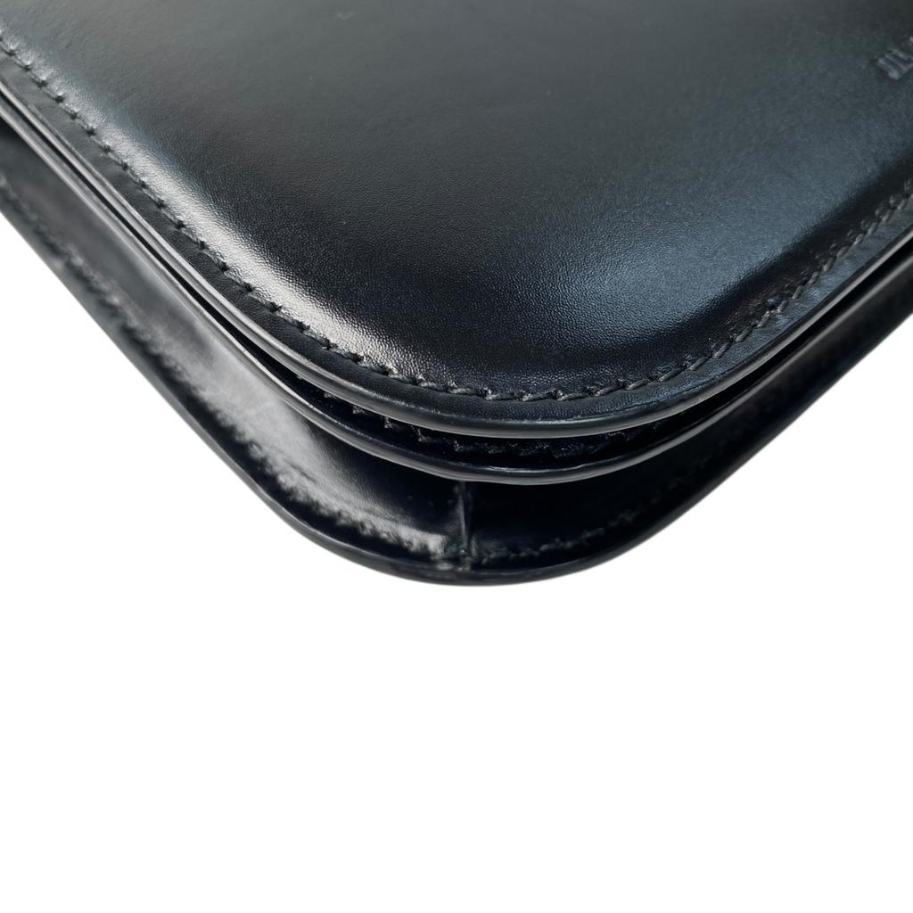 Подержанная JIL SANDERСумка через плечо черная кожа Женская