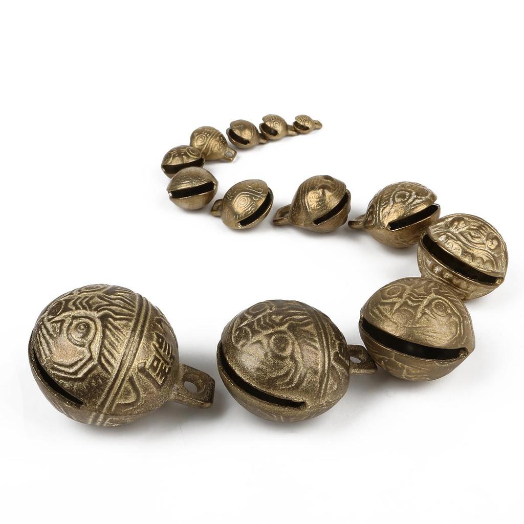 1-15 шт. латунный материал китайский колокольчик удачи подвеска для браслета ножной браслет изготовление кулона для домашнего животного