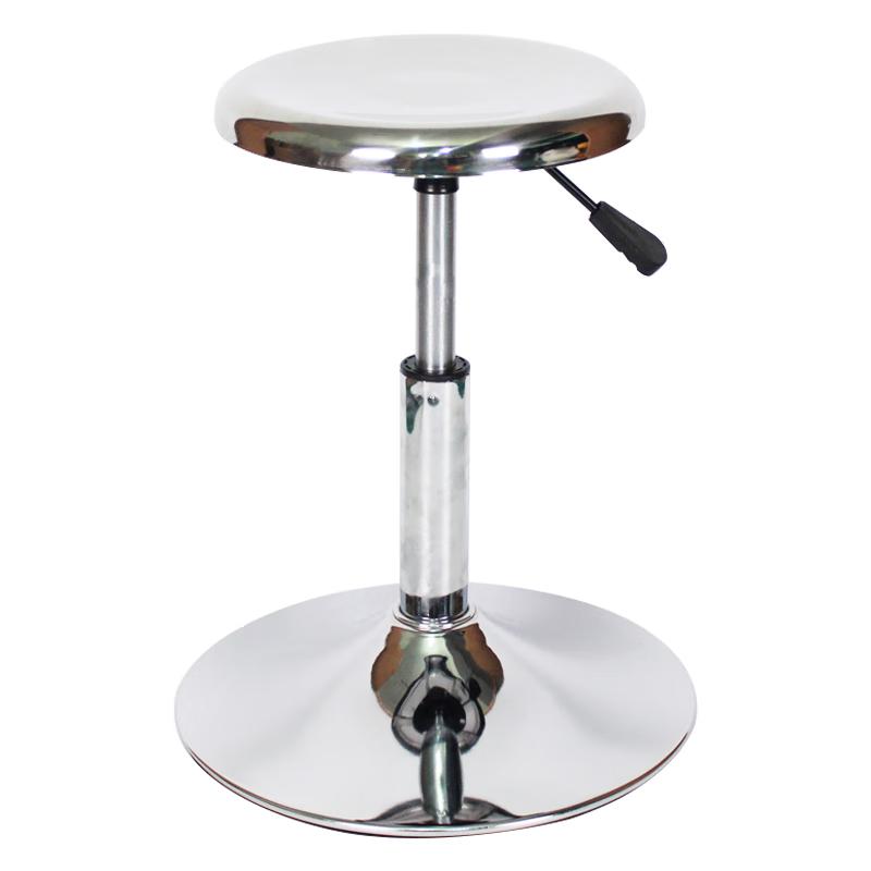 WST208 Round Stainless Steel Adjustable Swivel Stool