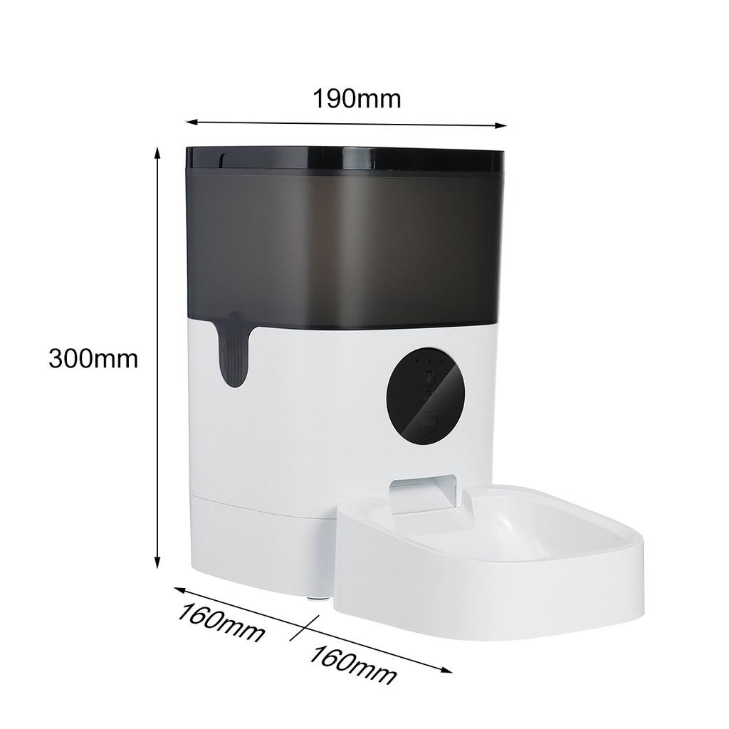 4L автоматическая кормушка для домашних животных, управление через приложение, синхронизация кормления, голосовая запись, дозатор корма для домашних животных, видео/Wi-Fi/кнопочная версия