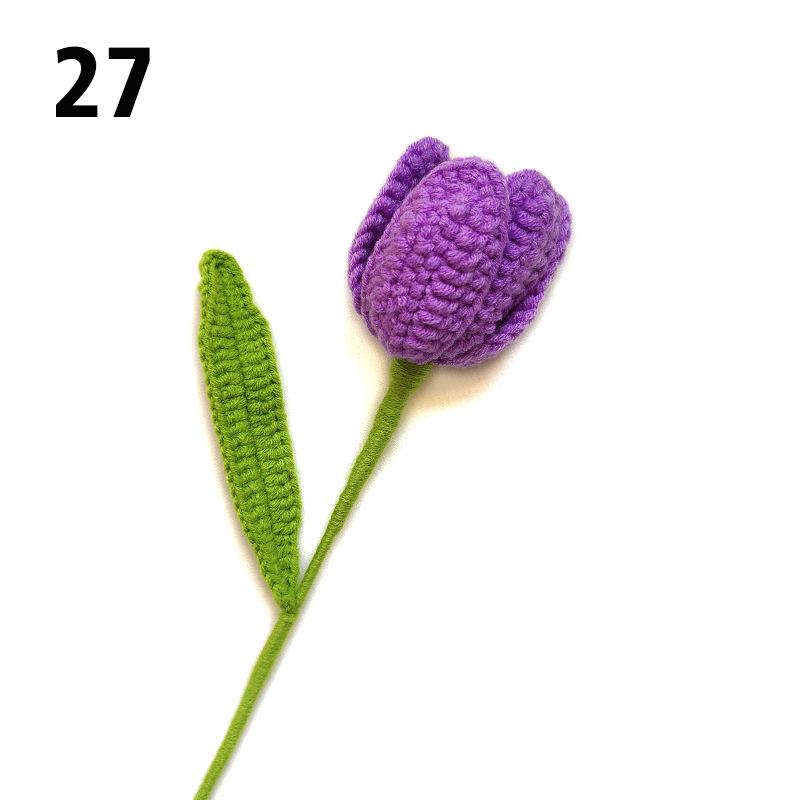 Подарок на День Учителя Подсолнух Вязаный Цветок Вязаный Цветок Ручной Работы Букет Домашний