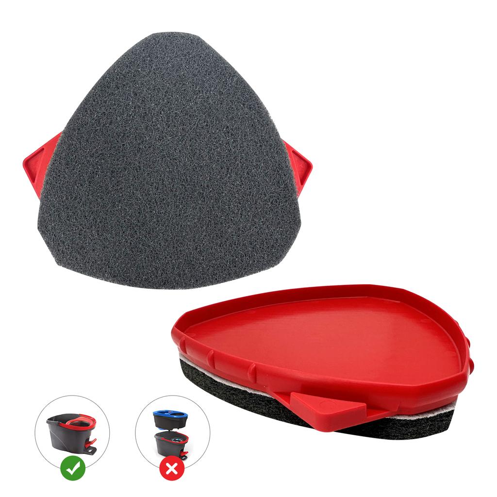 HOME TIMES 1/2 шт. Насадка-щетка для скраба, совместимая с системой швабры O Cedar Spin Mop с 1 резервуаром, 2 шт. Сменная щетка для чистки ванны и плитки