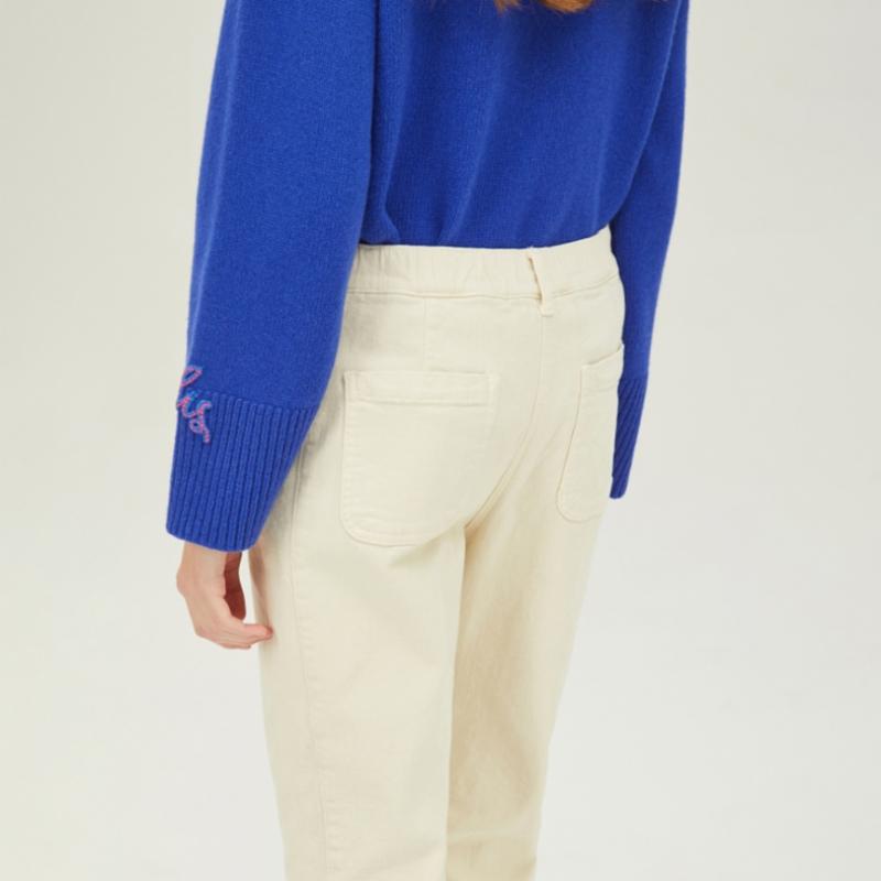  Брюки Benetton Benetton Back Banding Dying Brushed Slim Baggy Pants Badpb3361 Iv