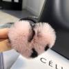 Корейская милая резинка для волос из кроличьего меха рекс, резинка для волос для хвостика, интернет-знаменитость, высокое чувство, плюшевый головной убор с любовью, осенне-зимний женский