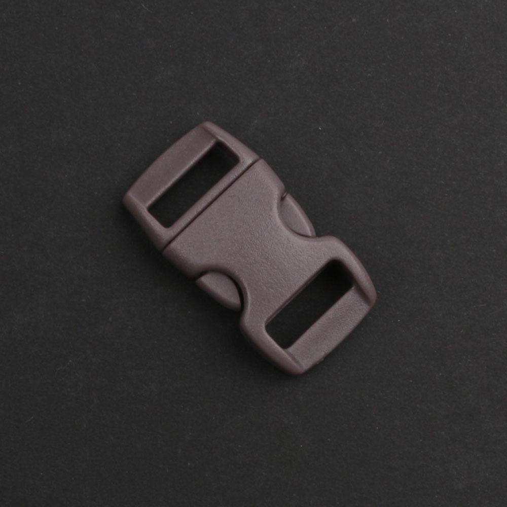 DIY Plastic Bracele Parachute 10mm 3/8" Side Release Buckle Outdoor Camp Paracord Webbing Strap
