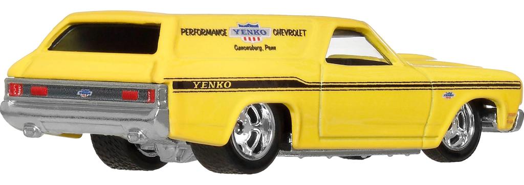 Hot Wheels Car Culture Fast Wagon '70 Chevelle SS Wagon Транспортная игрушка Литая машина для детей от 3 лет, Желтый, JBK67