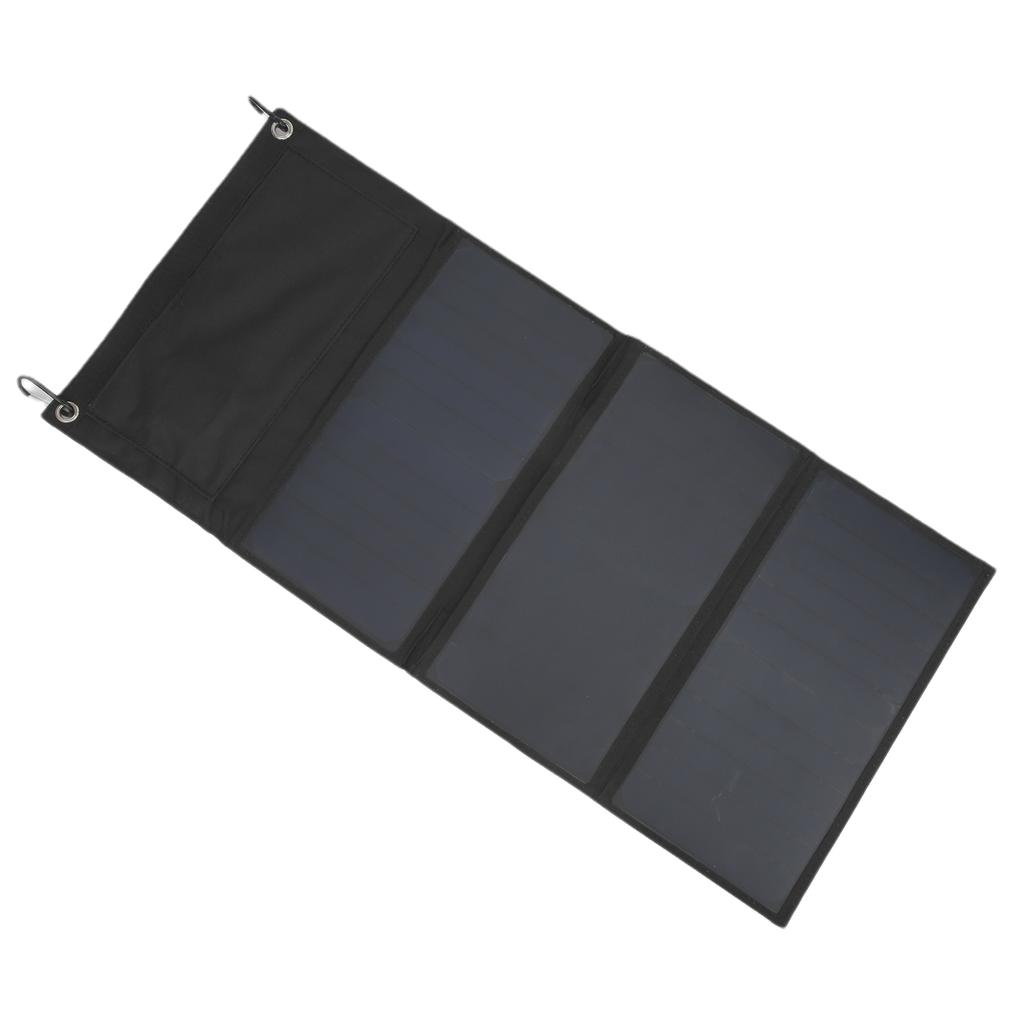 21W Monocrystalline Solar Panel Cell Foldable Dual USB Output Charging Supplies for Outdoors