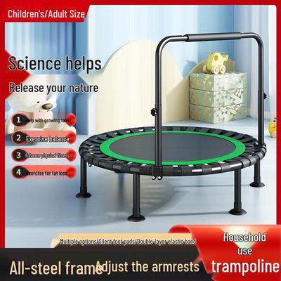 Складной батут для помещений для всех возрастов: Детский фитнес и взрослые упражнения Батут с эластичными лентами