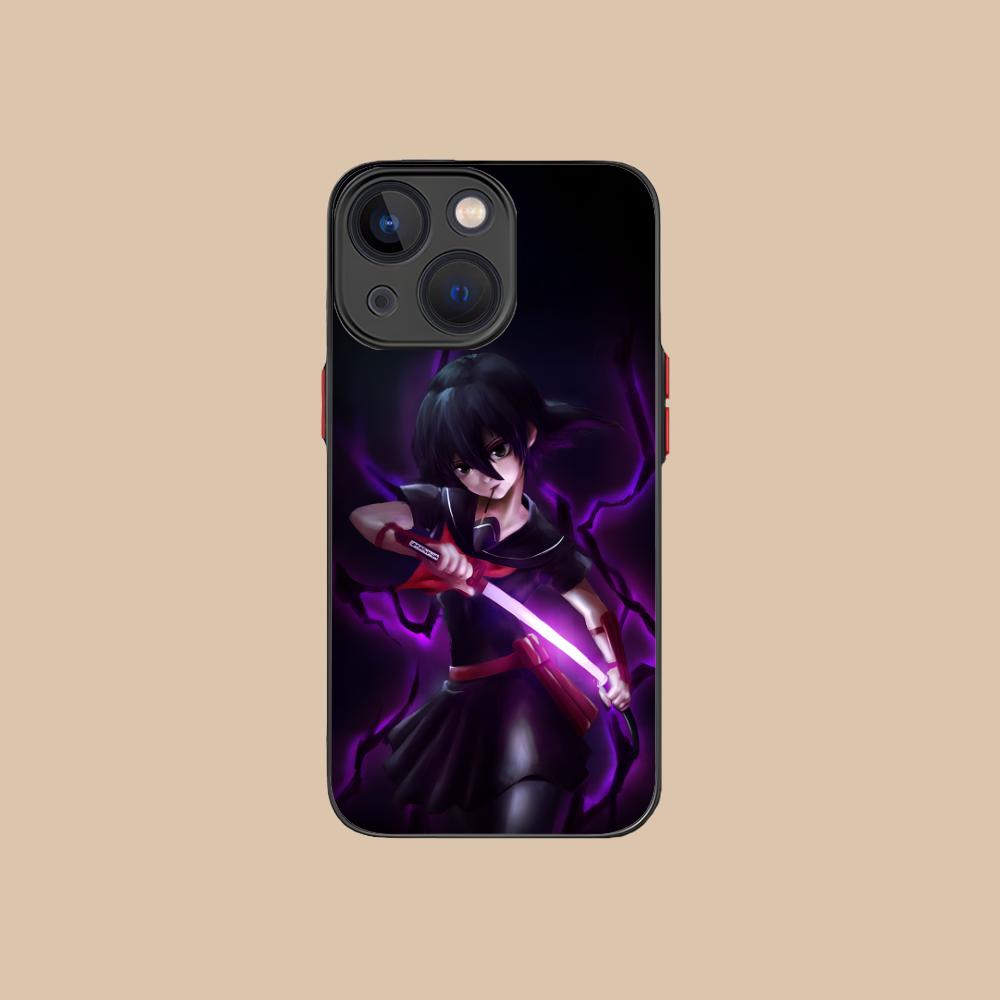 Силиконовый чехол для мобильного телефона Akame Kurome для iPhone 17 16 15 14 13 12 11 X XR XS Air Pro Max Plus Mini Цветная обложка