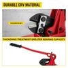 24\" Bench Type Hand Swager, Cutting Capacity 3/8\" Bolt Cutter Bench Type, Hardness 35-45HRC Crimping Tool Bench Wire Rope Cable, Red Swaging Machine