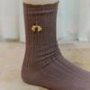 SOCKS APPEAL RIBBON GIRL Charm Taupe