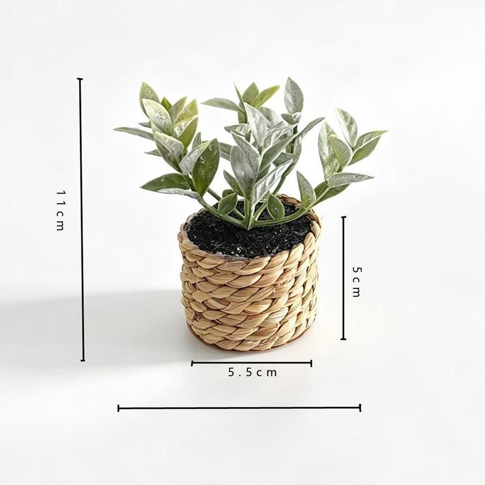 Scene Layout Model Simulation Grass Potted Green Fake Potted Plants Home Decoration