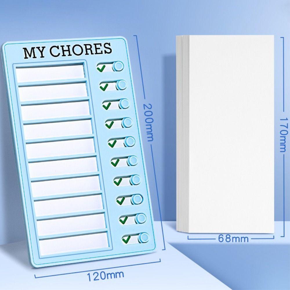 Reusable My Chores Checklist Detachable Chores Chart Multi Purpose Daily Planner Memo