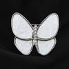 Brooch High-End Niche Silk Scarf Buckle Alloy Diamond Coat Pearl Corsage Pin Accessories